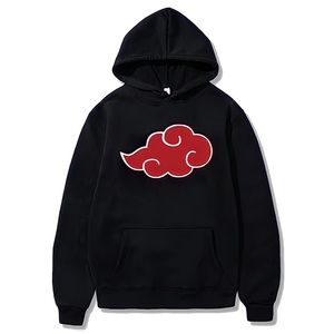 Naruto graphic hoodie sweater black cotton blend